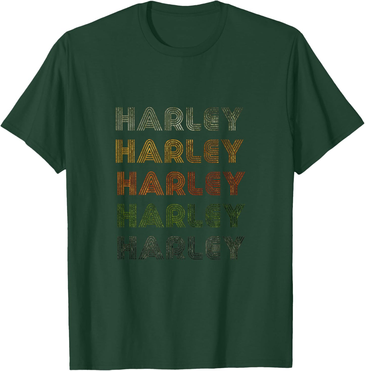 Love Heart Harley Grunge/Vintage Style Black Harley T-Shirt - T-Shirt | Forest