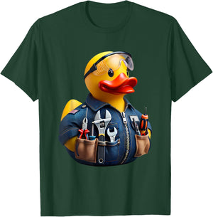 Electrician Rubber Duck Ducky Duckie T-Shirt - T-Shirt | Forest