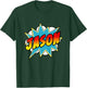 Kids Boys Jason Name Comic Book Superhero T-Shirt - T-Shirt | Forest