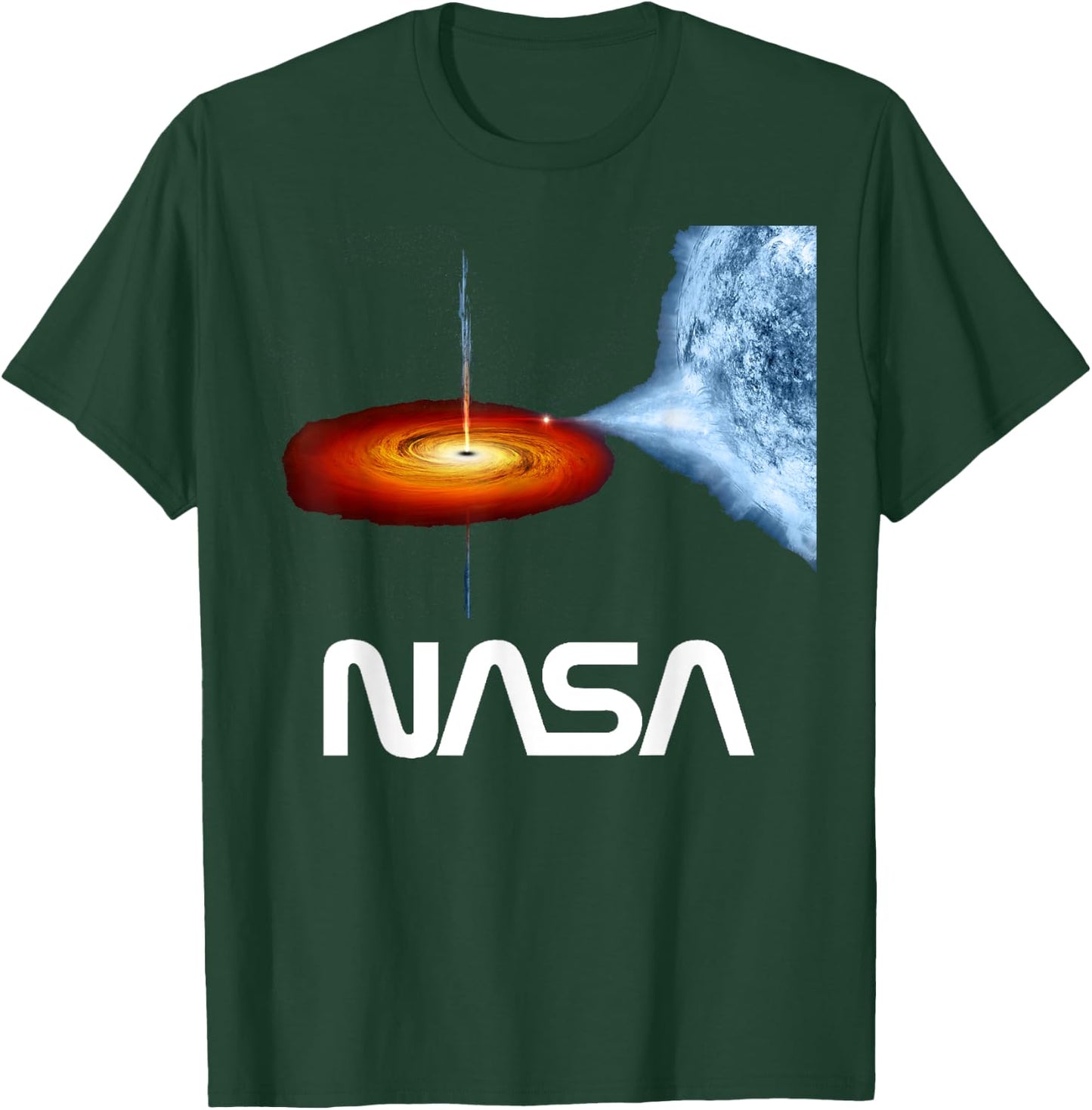 Officially Licensed NASA Cygnus Black Hole Space Geek T-Shirt - T-Shirt | Forest