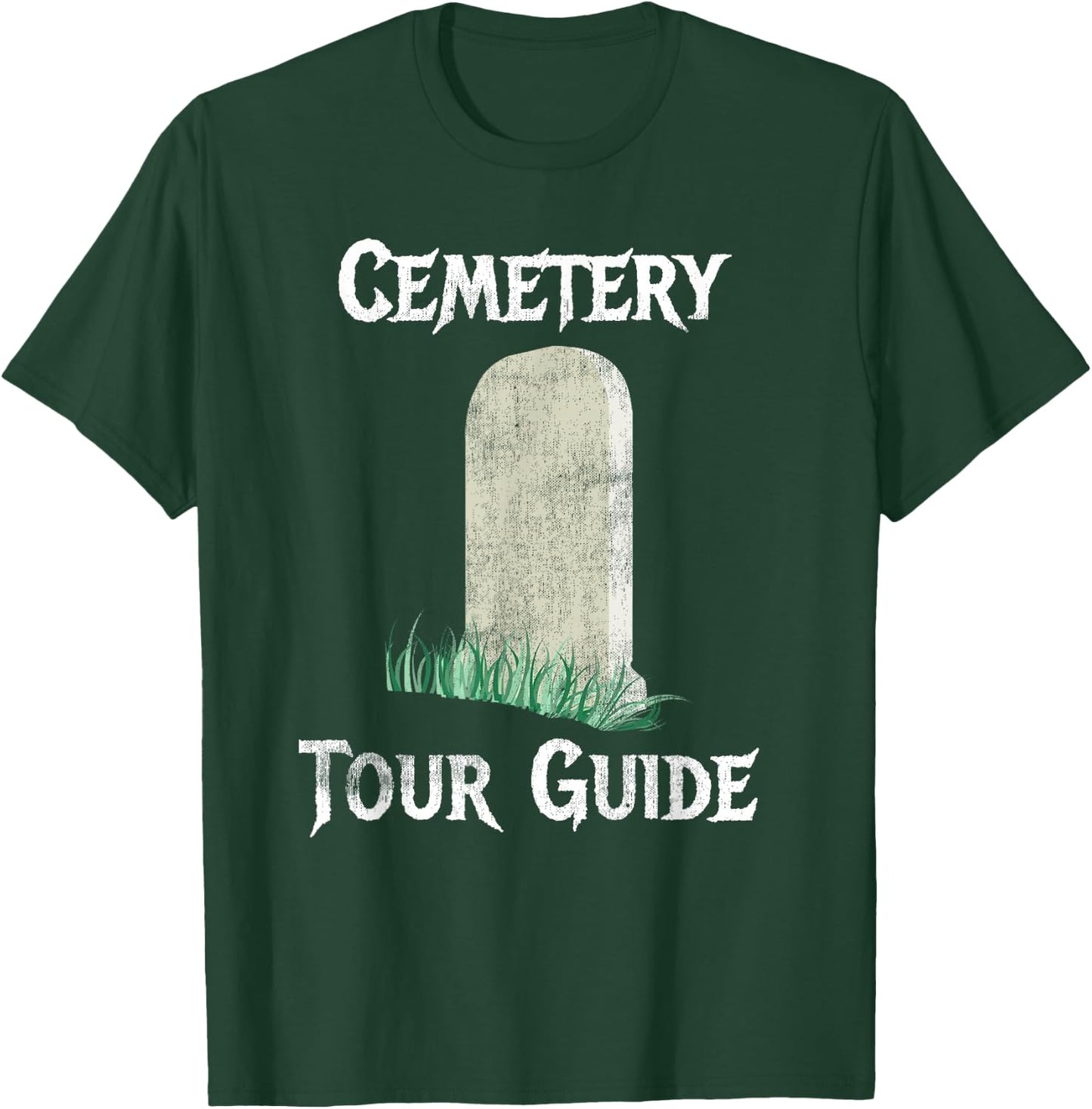 Cemetery Tour Guide Tombstone Graveyard Enthusiasts T-Shirt - T-Shirt | Forest
