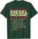 Diesel Mechanic Definition Automobile Vehicle Auto Wrench T-Shirt - T-Shirt | Forest