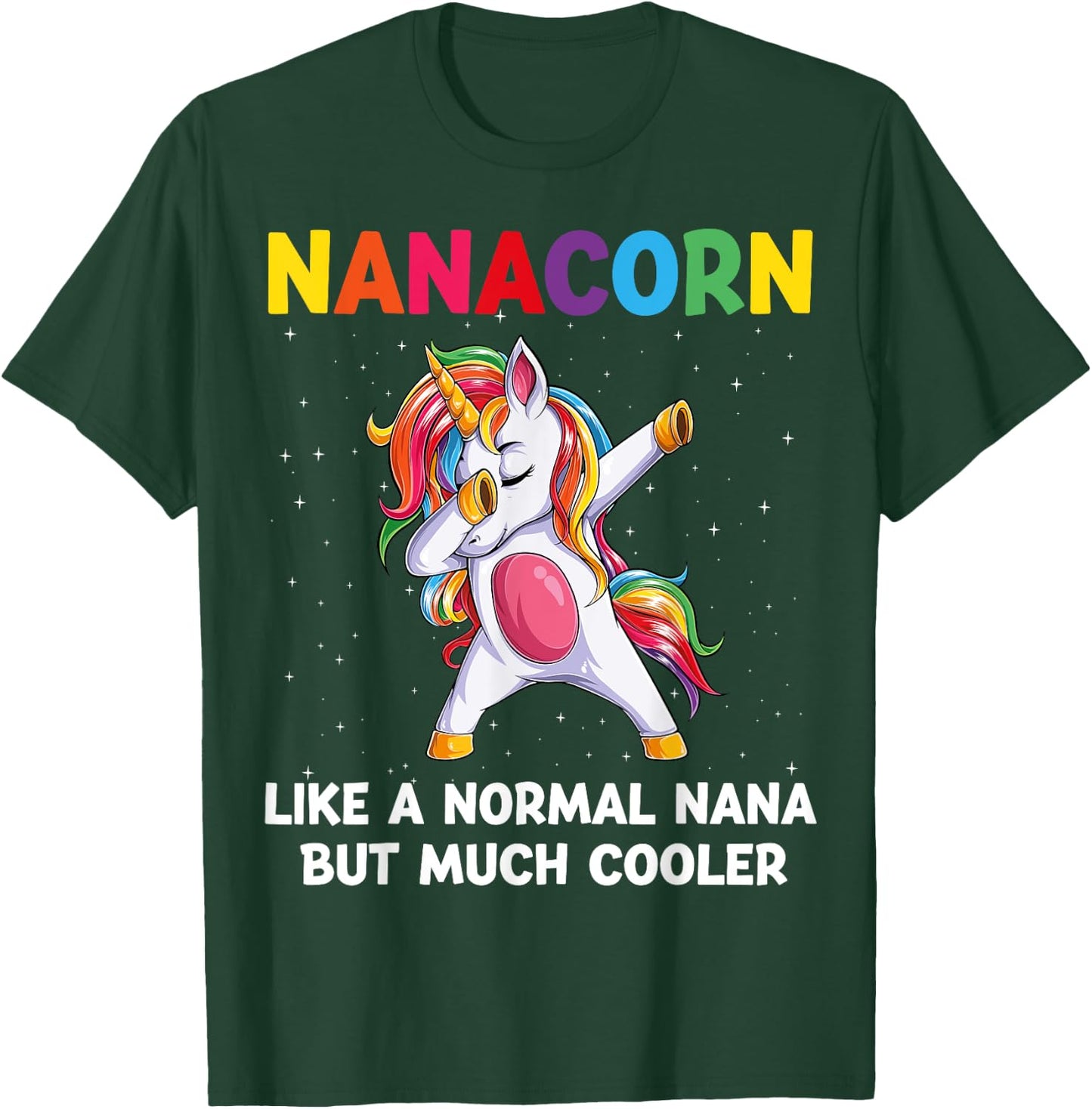 NanaCorn Nana Unicorn Birthday Family Matching Bday Party T-Shirt - T-Shirt | Forest
