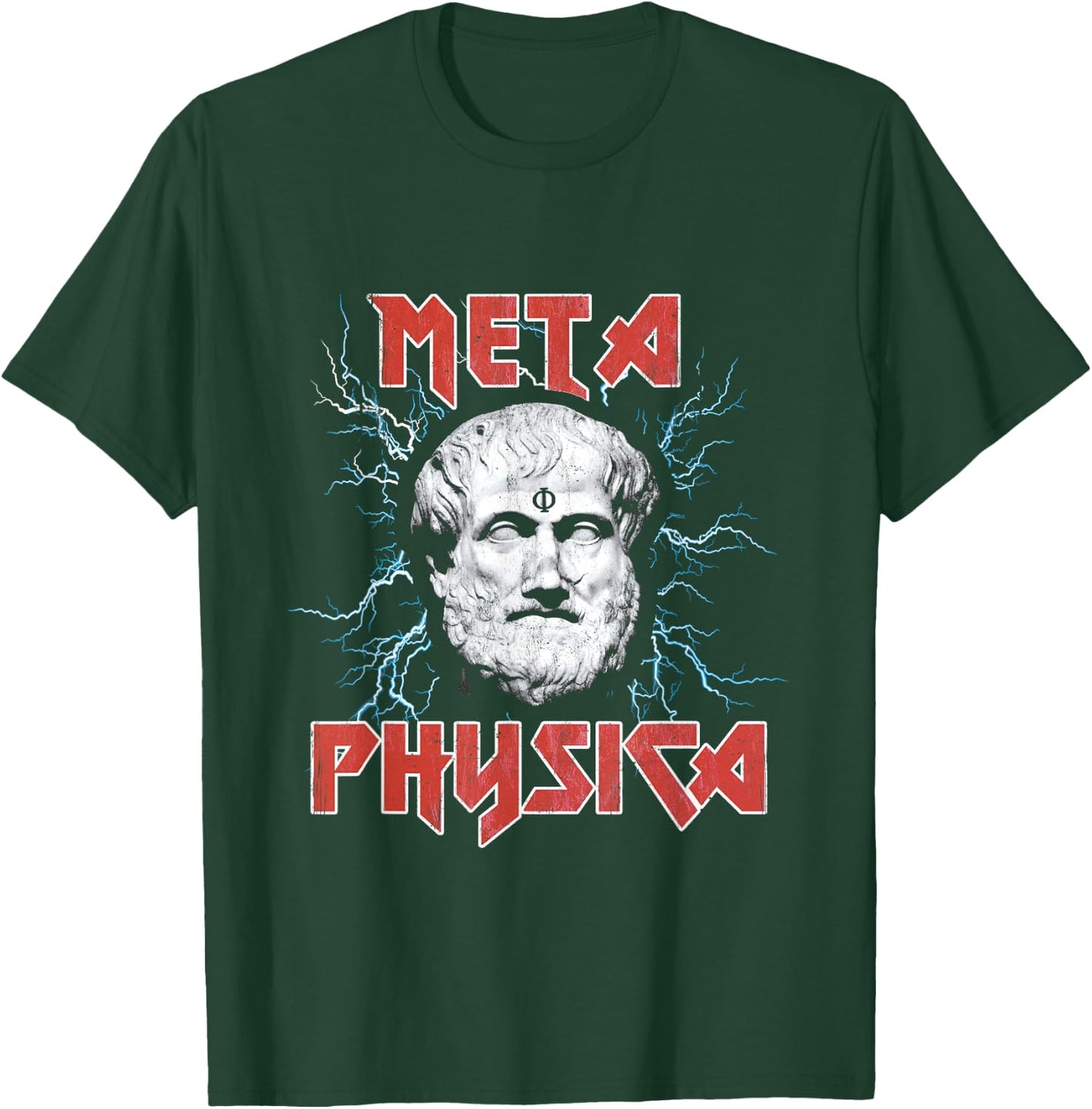 Metaphysica Aristotle Metaphysics Early Greek Philosophy T-Shirt - T-Shirt | Forest