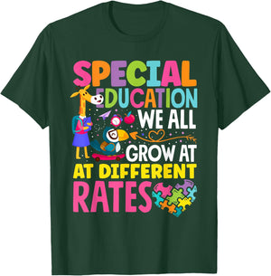 Paraeducator Paraprofessional SPED Teacher Special Education T-Shirt - T-Shirt | Forest
