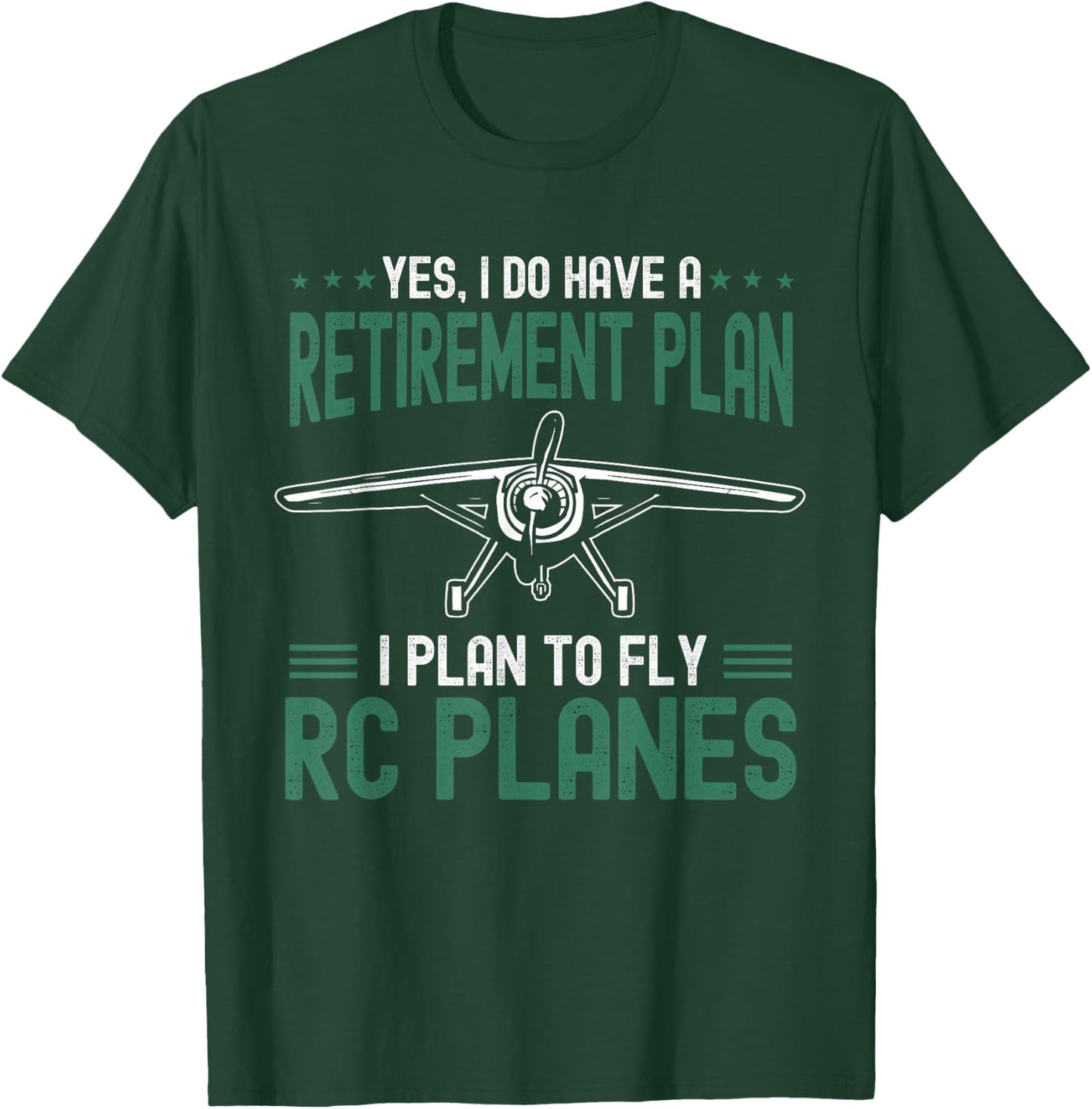 Remote Controlled Aeroplane Model Plane T-Shirt - T-Shirt | Forest