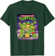 Mademark Black Classic Fit Short Sleeve Teenage Mutant Ninja Turtles Retro T-Shirt - T-Shirt | Forest