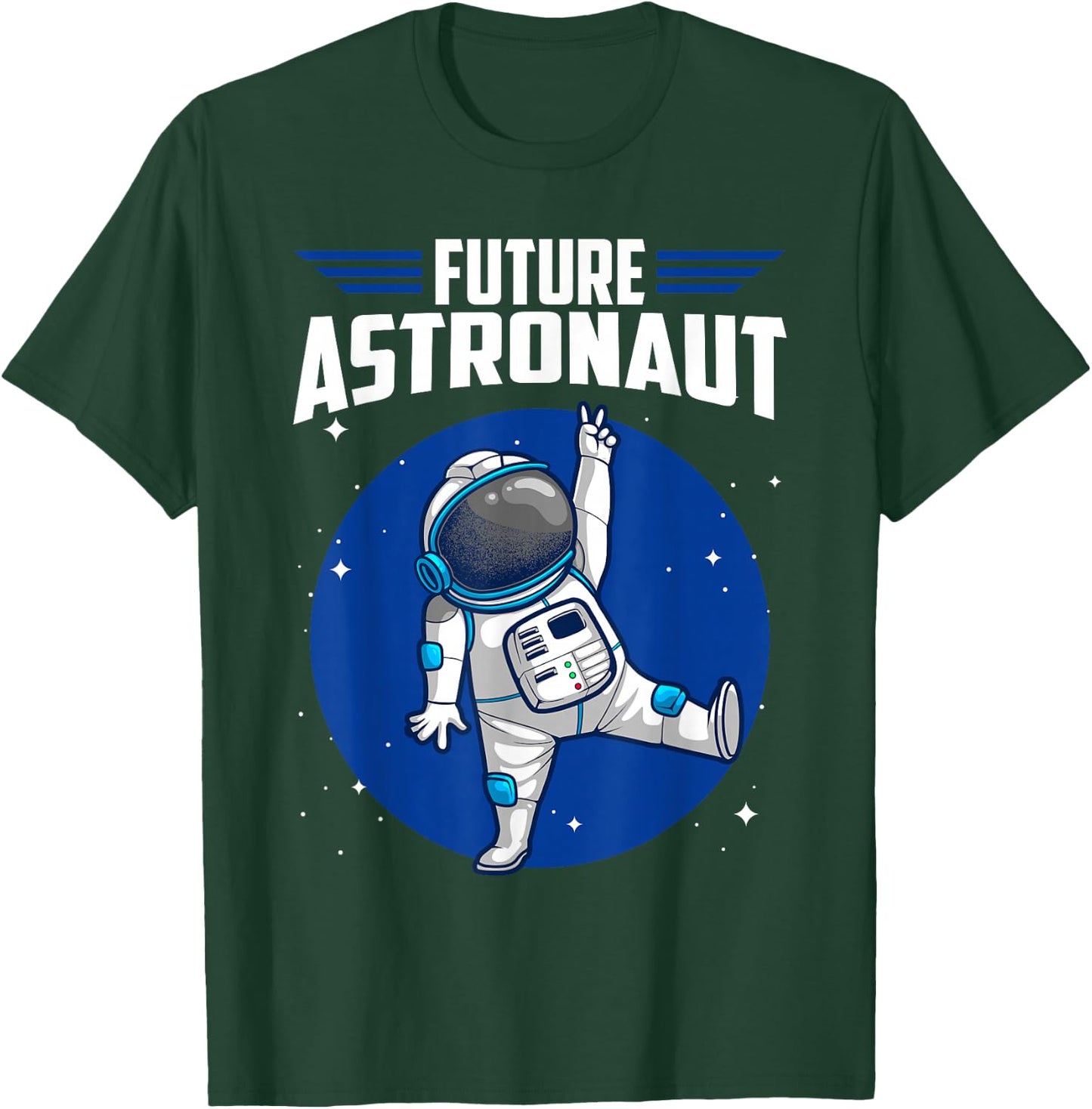 Cool Future Astronaut For Kids Boys Girls Spaceman Cosmonaut T-Shirt - T-Shirt | Forest