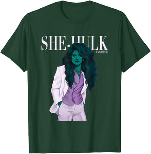 Marvel Avenger She-Hulk Jen Walters Women’s History Month T-Shirt - T-Shirt | Forest