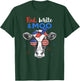 Patriotic Cow USA Flag Funny 4th of July Red White and Moo T-Shirt - T-Shirt | Forest