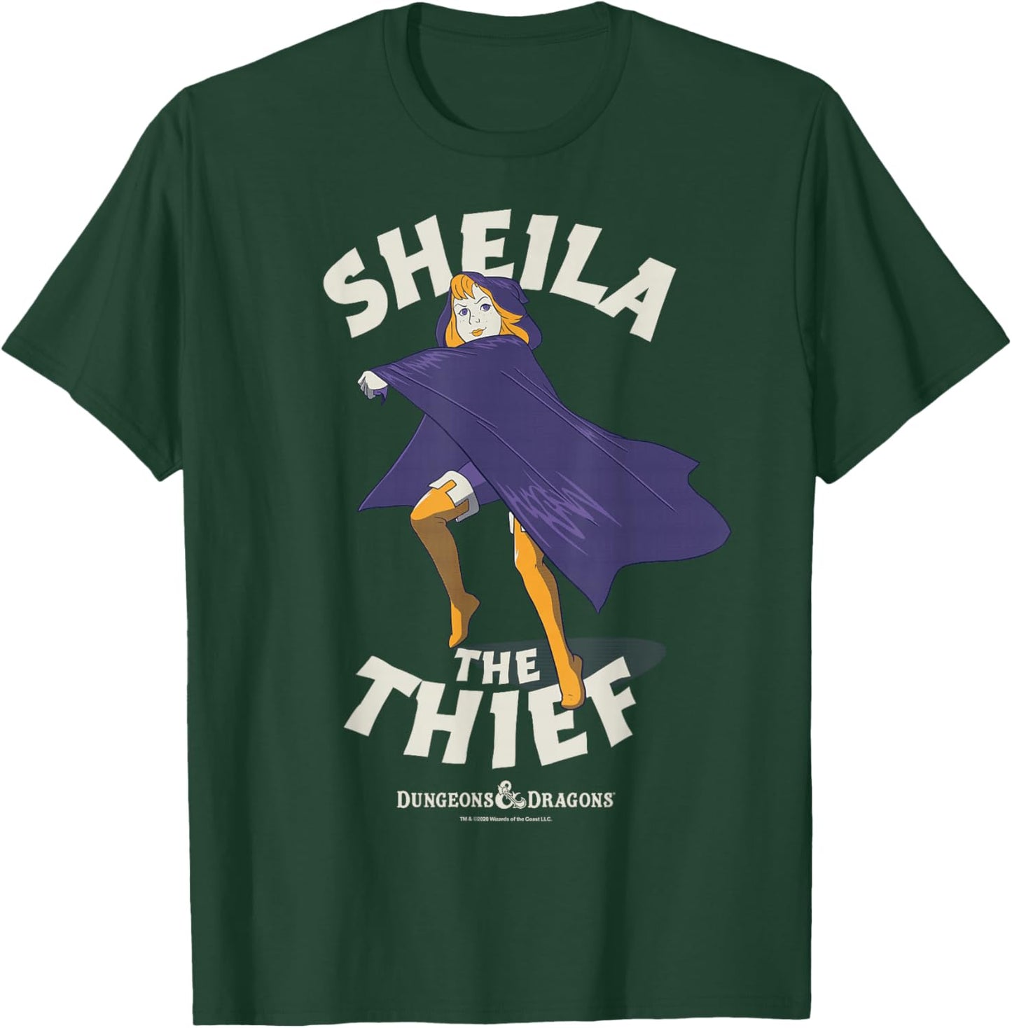Dungeons & Dragons Sheila The Thief T-Shirt - T-Shirt | Forest
