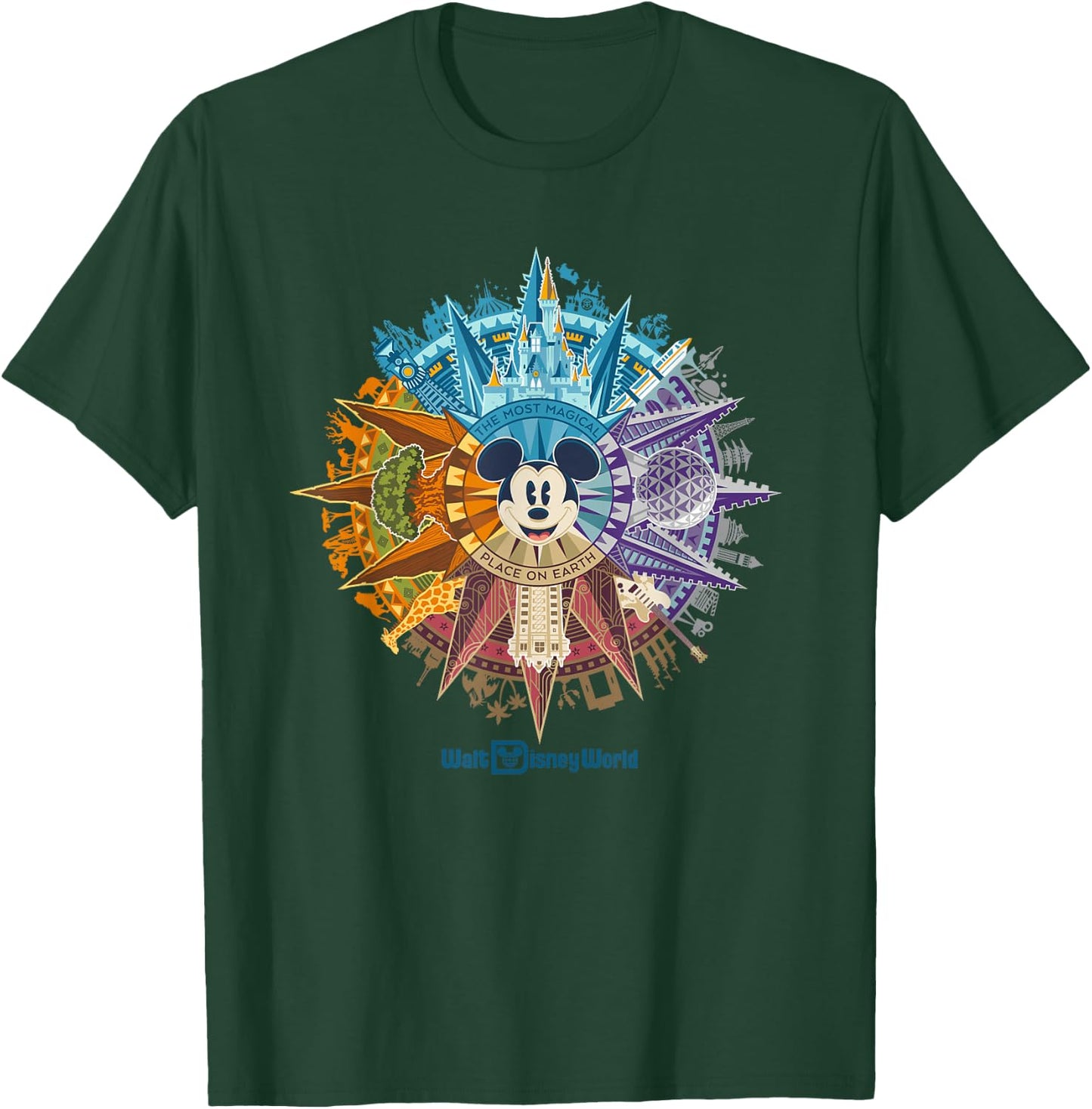 Walt Disney World 50th Anniversary Mickey Mouse Small T-Shirt - T-Shirt | Forest
