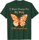 Butterfly I Wear Orange For My Mom COPD Awareness T-Shirt - T-Shirt | Forest