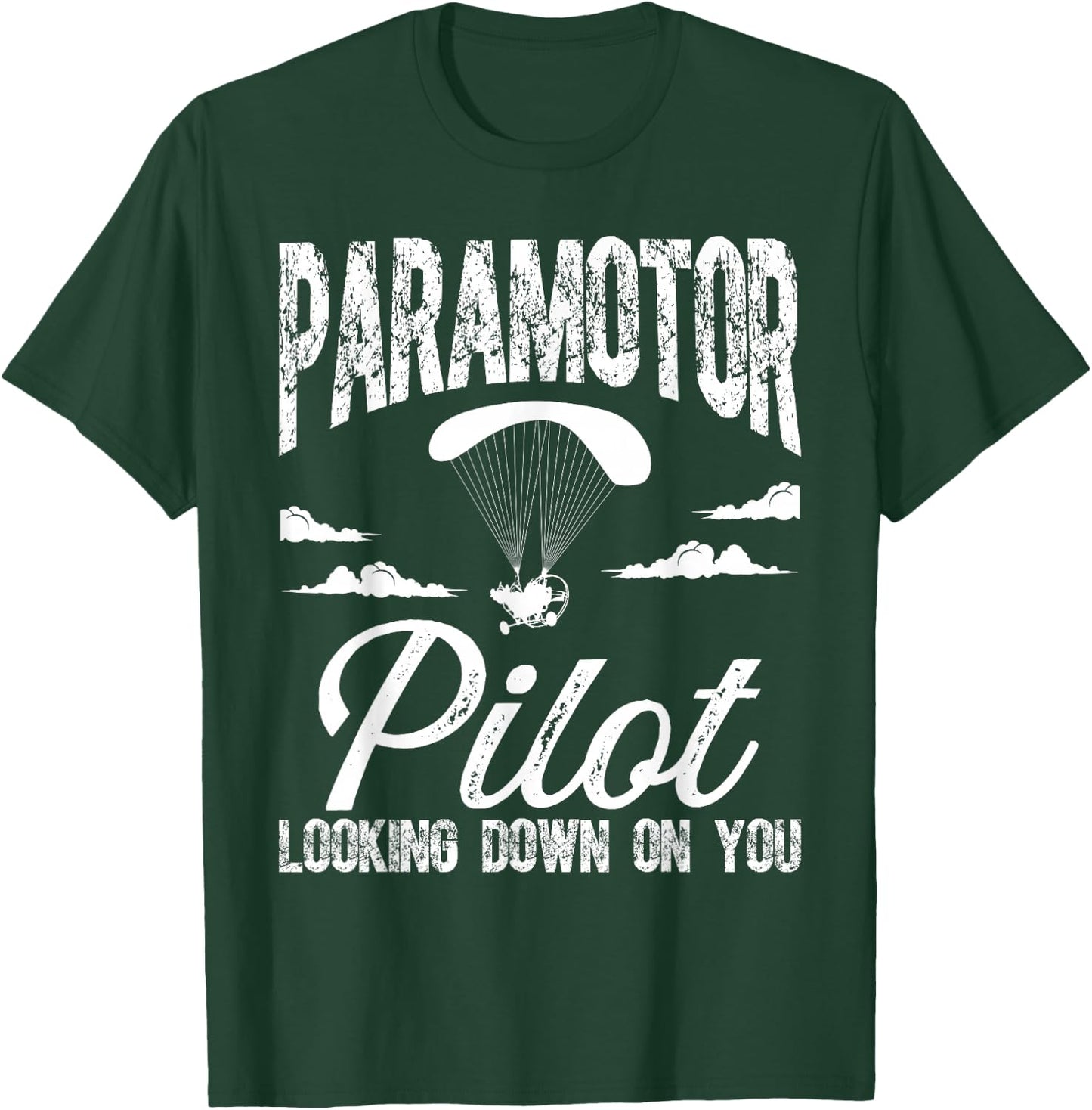 Paramotoring Kit Paraglider Equipment Paramotor Pilot T-Shirt - T-Shirt | Forest