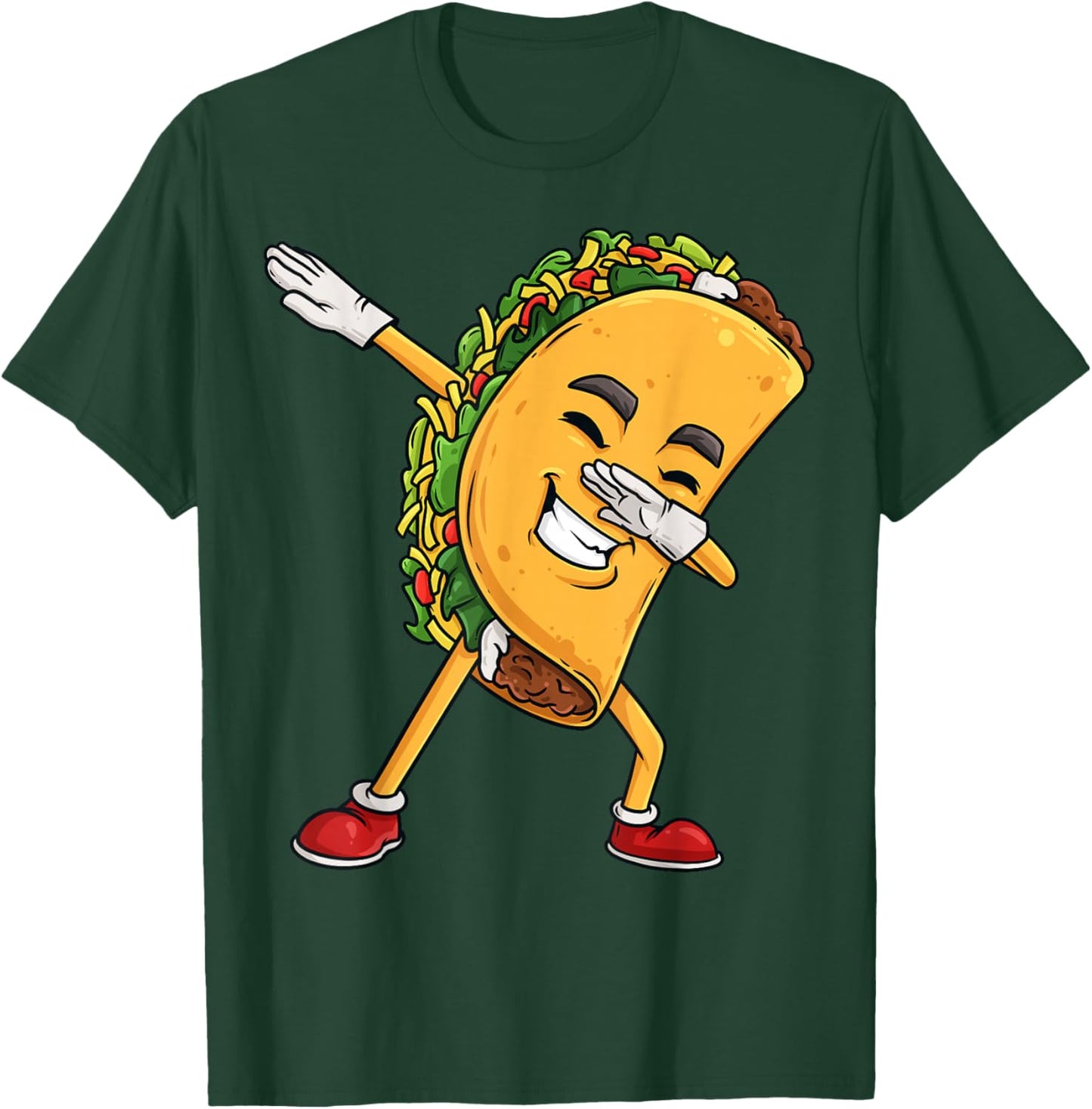 Dabbing Taco Cinco de Mayo Funny Mexican Dab Boys Kids T-Shirt - T-Shirt | Forest