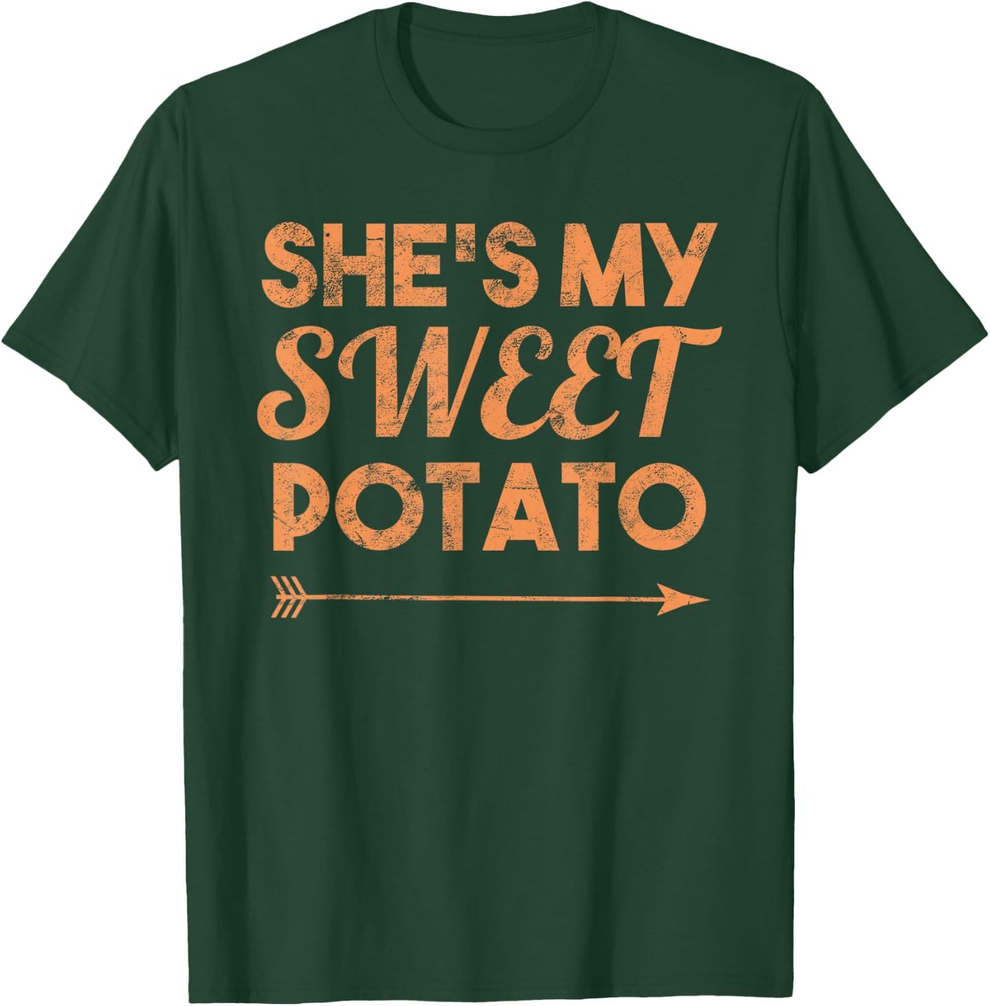 Shes My Sweet Potato I Yam Thanksgiving Matching Couple T-Shirt - T-Shirt | Forest