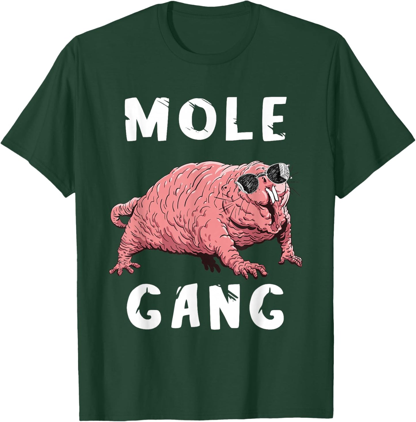 Naked Mole Rat Mole Gang Funny Naked Mole Rat Lovers T-Shirt - T-Shirt | Forest