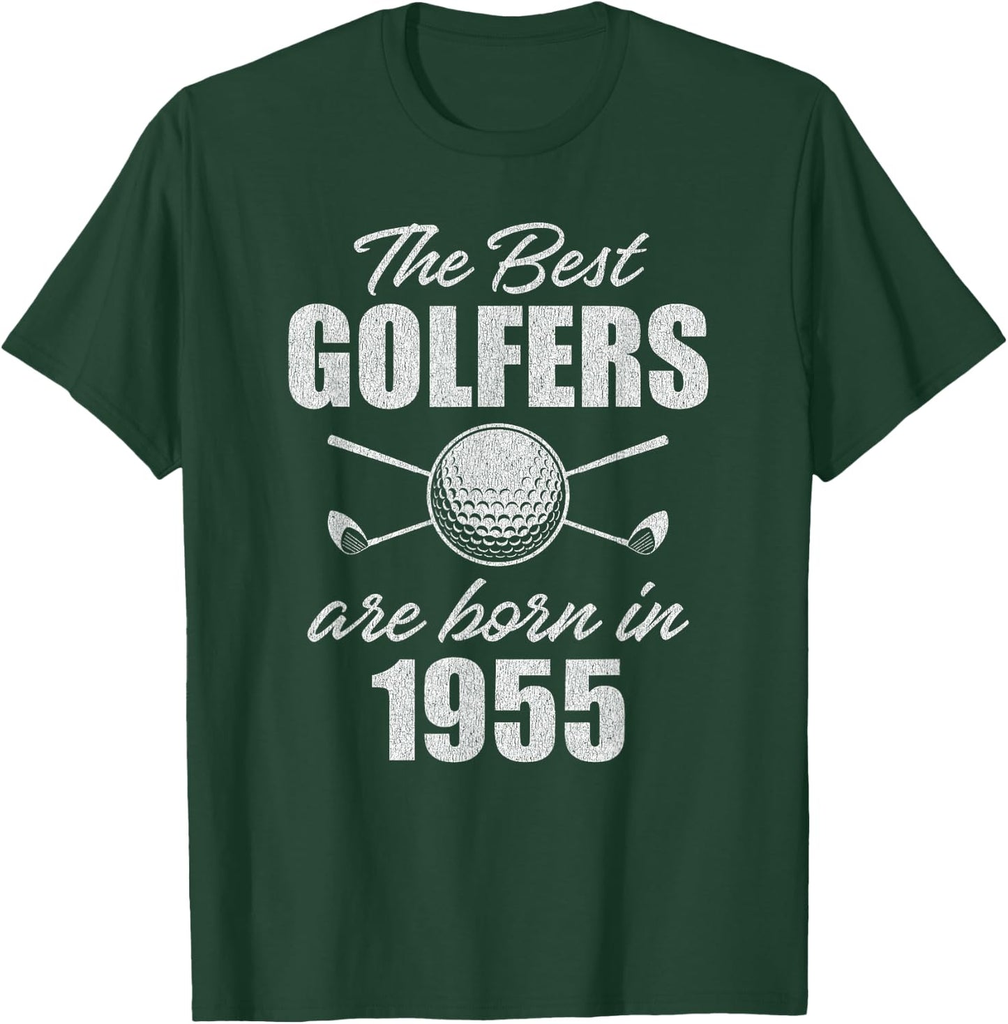 71 Year Old Golfer 1955 Golf 71st Birthday T-Shirt - T-Shirt | Forest