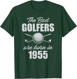 71 Year Old Golfer 1955 Golf 71st Birthday T-Shirt - T-Shirt | Forest