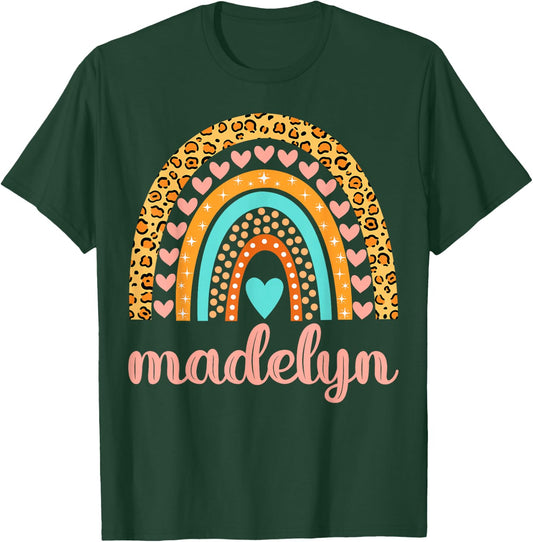 Madelyn Madelyn Name Birthday Shirt Gift T-Shirt - T-Shirt | Forest
