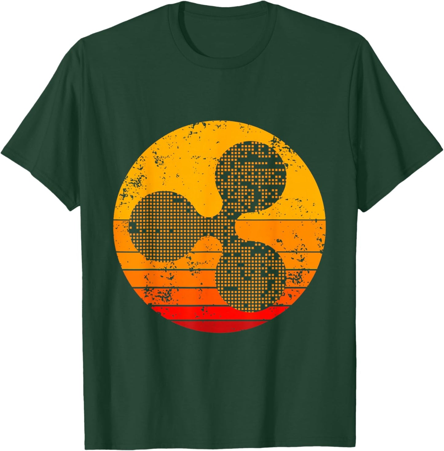 Ripple XRP Blockchain Money Cryptocurrency Money Gift T-Shirt - T-Shirt | Forest