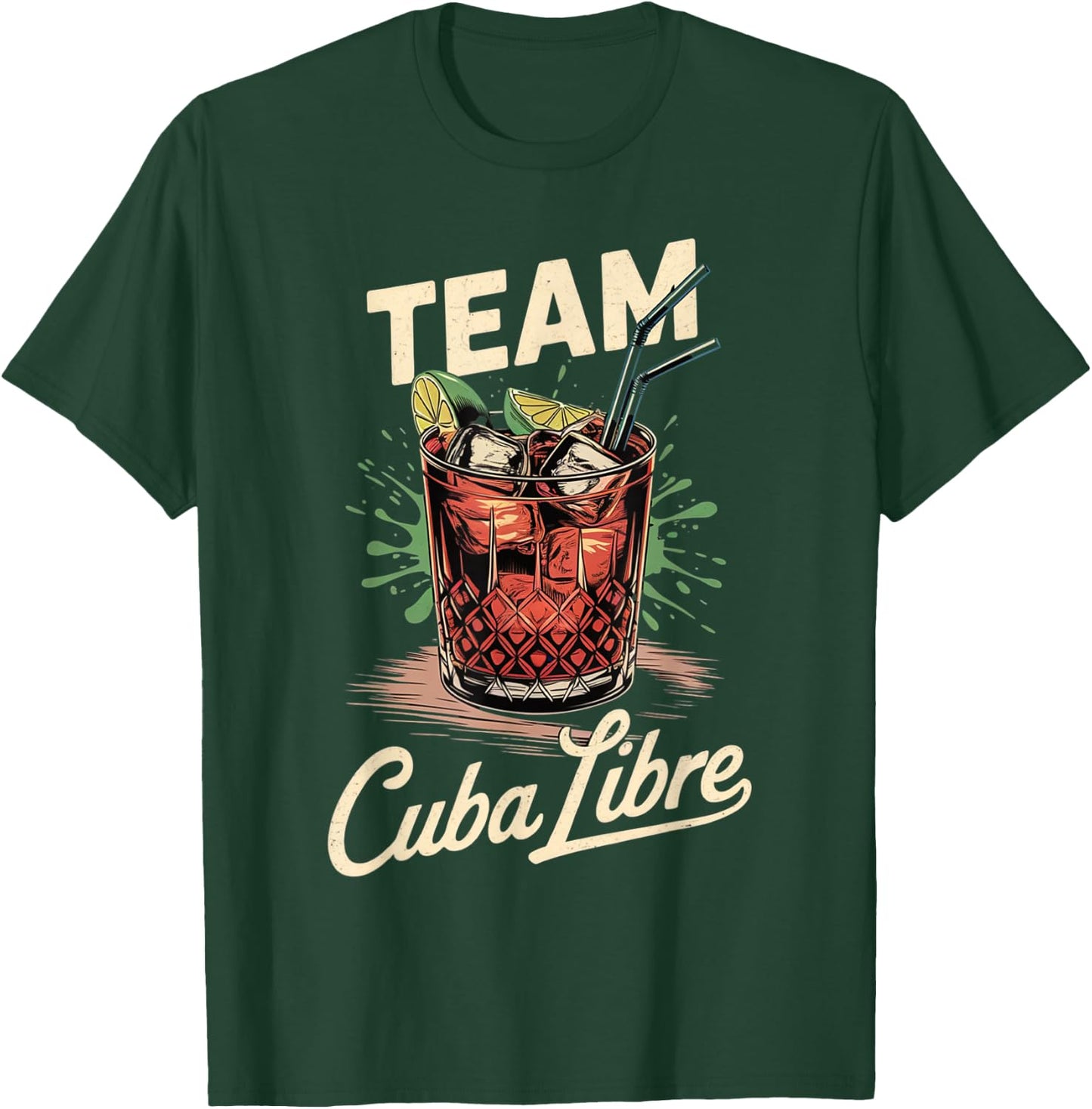 Hen Party Team Cuba Libre Cocktail for Bartender T-Shirt - T-Shirt | Forest