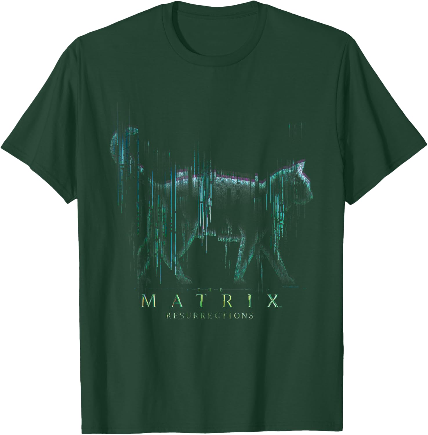 The Matrix 4 Techno Cat T-Shirt - T-Shirt | Forest
