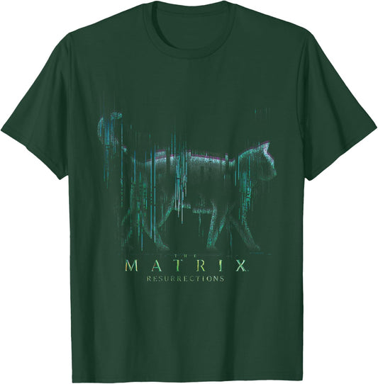 The Matrix 4 Techno Cat T-Shirt - T-Shirt | Forest