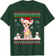 Chihuahua Christmas Dog Light Ugly Sweater Short Sleeve T-Shirt - T-Shirt | Forest