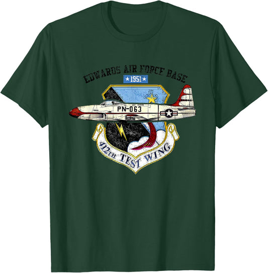 Vintage 1951 Test pilot, Edwards Air Force Base T-Shirt - T-Shirt | Forest
