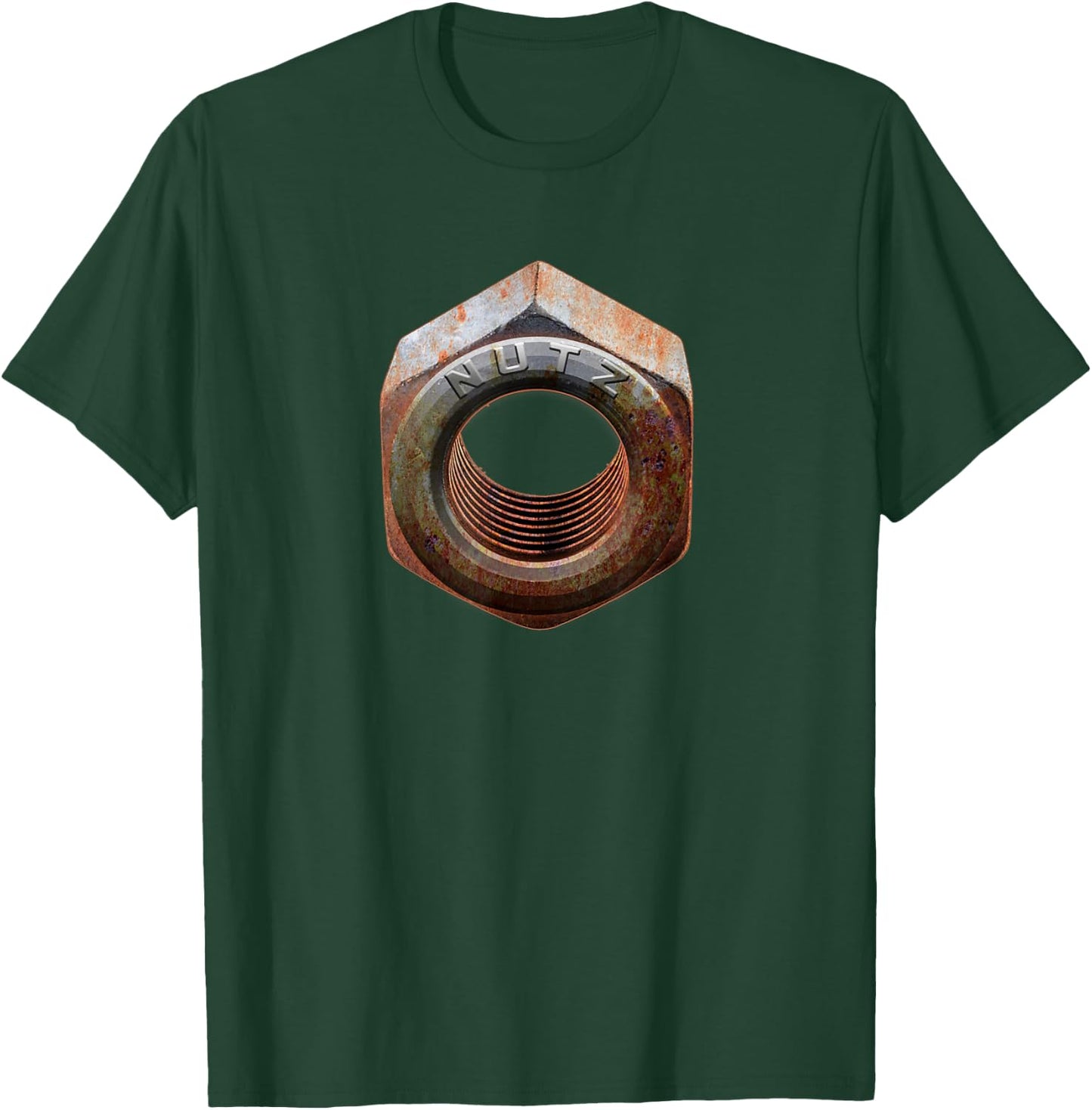 Rusty Old Nuts and Bolts T-Shirt - T-Shirt | Forest