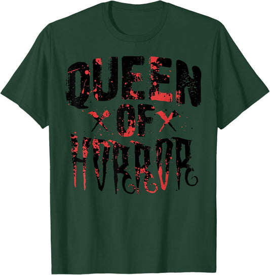 Funny Horror Movie Gift Scary Queen of Horror Mother's Day T-Shirt - T-Shirt | Forest
