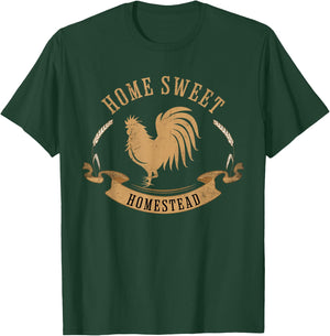 Homesteader farmer shirt, HOME SWEET HOMESTEAD T-Shirt - T-Shirt | Forest