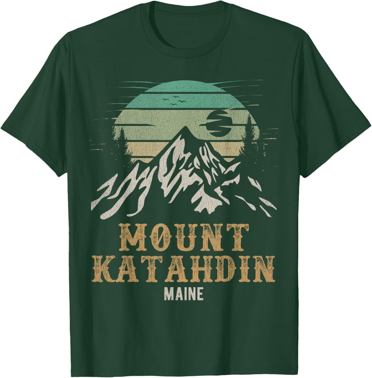 Mount Katahdin National Park Merchandise Hiking Mt Katahdin T-Shirt - T-Shirt | Forest