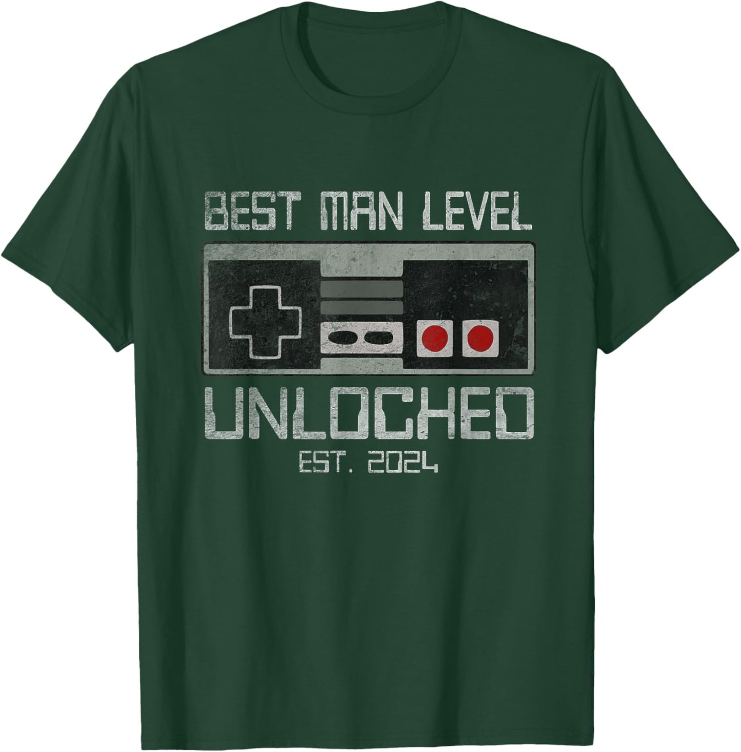 Best Man Bachelor Party For Gamer Husband Wedding T-Shirt - T-Shirt | Forest