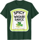 Wasabi Sauce Bottle Label Halloween 2021 Couples Costume T-Shirt - T-Shirt | Forest