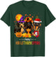 Dachshund Dog Halloween Merry Christmas Happy Hallothanksmas Men Women Kids T-Shirt - T-Shirt | Forest