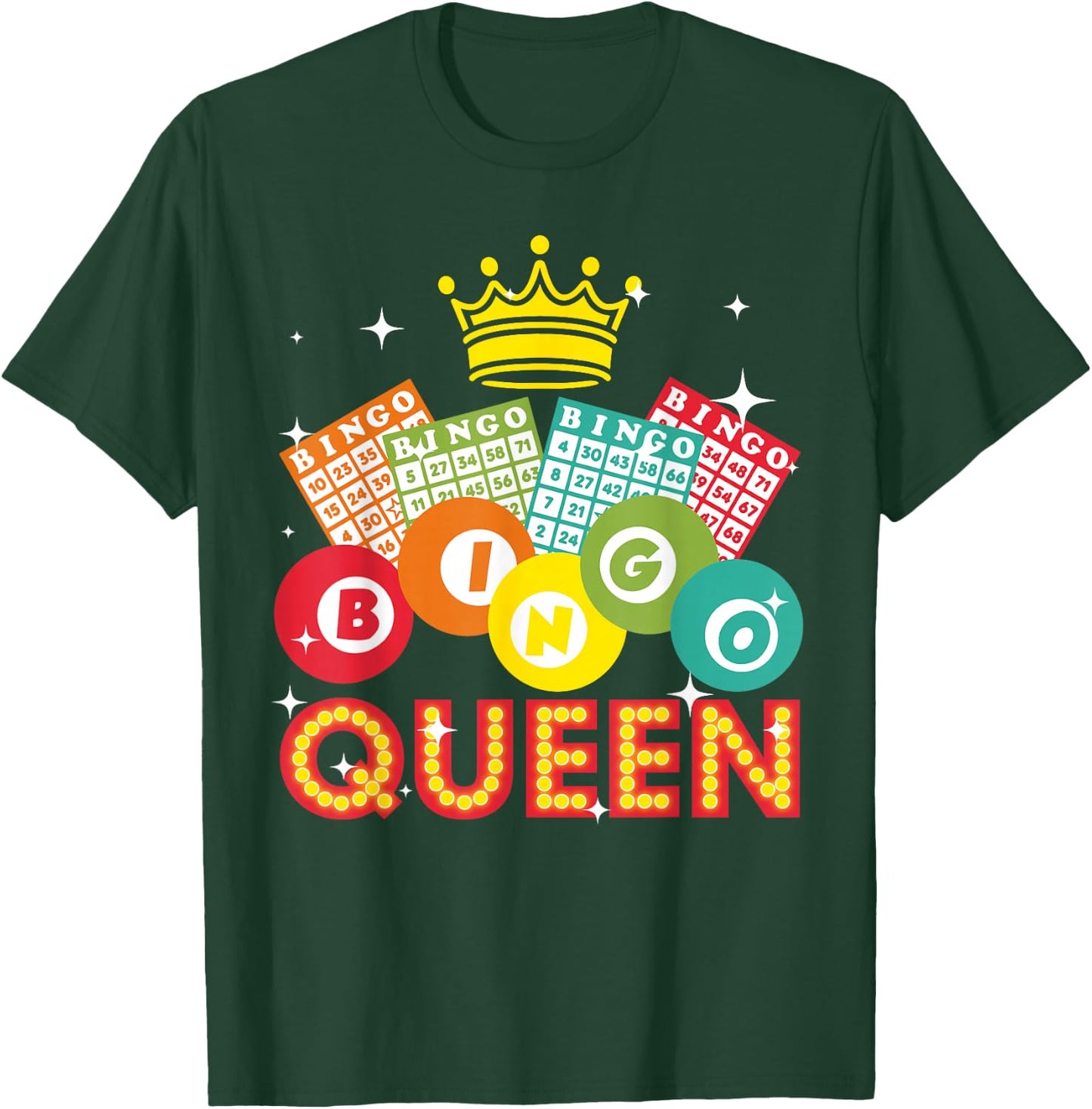 Cute Bingo Designs Mom Bingo Lovers Casino Players Small T-Shirt - T-Shirt | Forest