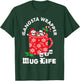 Funny Christmas Gangsta Wrapper MUG LIFE Design T-Shirt - T-Shirt | Forest