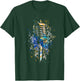 Microphone Music Notes Art Design Microphone T-Shirt - T-Shirt | Forest
