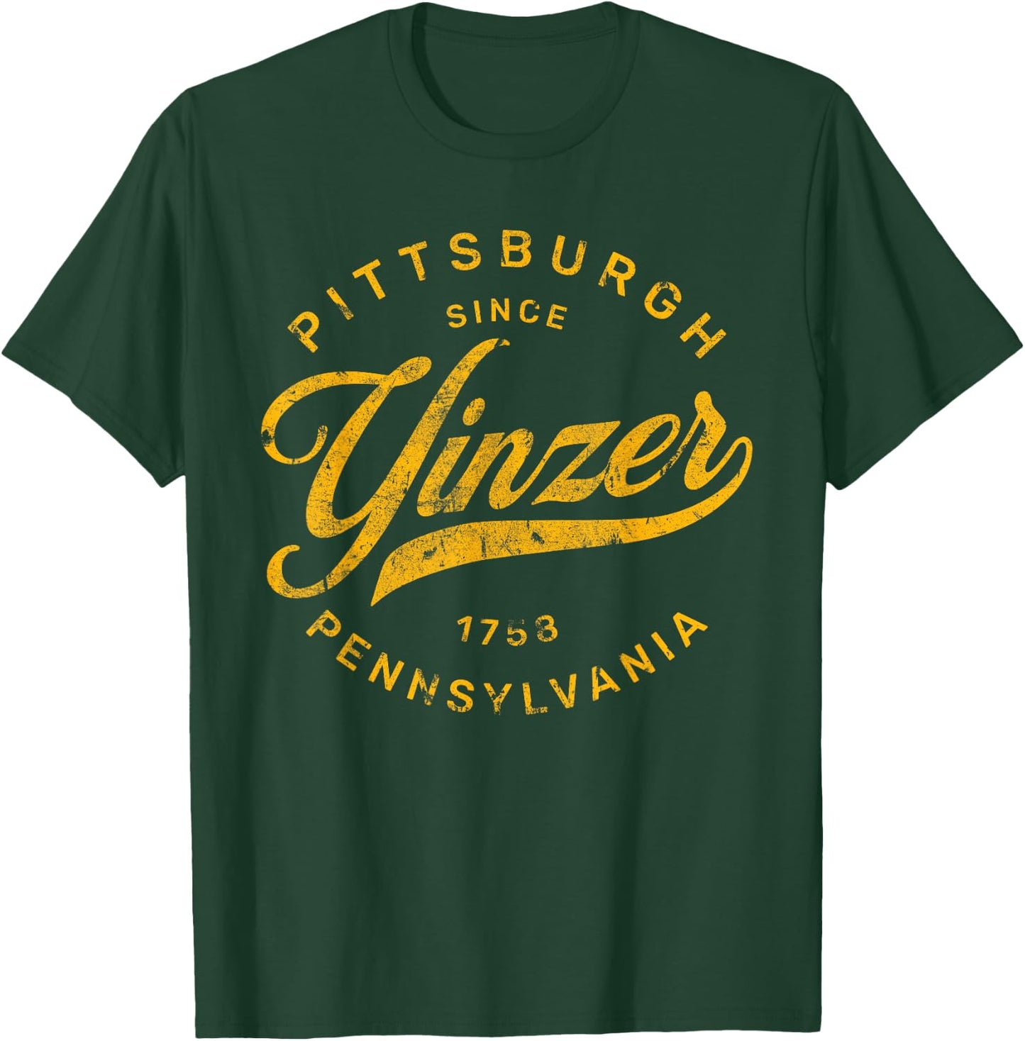 Pittsburgh Yinzer Pennsylvania Steel City Home Yinz Funny T-Shirt - T-Shirt | Forest