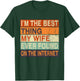 Online Dating Husband Wife Met Online Valentines I'm The Best Thing My Wife Ever Found On The Internet Black Cotton 65% Polyester 35% Classic Fit Short Sleeve Size Small T-Shirt - T-Shirt | Forest