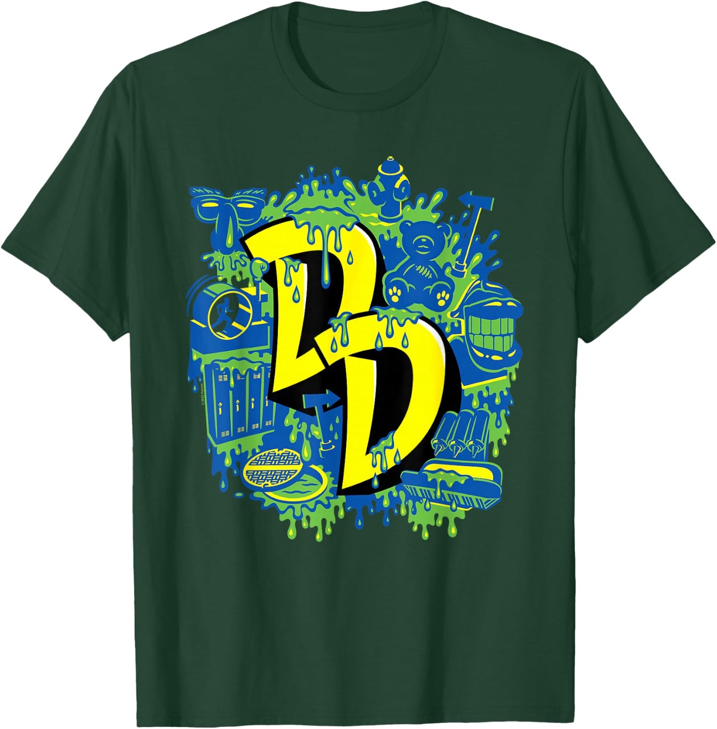 Double Dare DD Graffiti T-Shirt - T-Shirt | Forest
