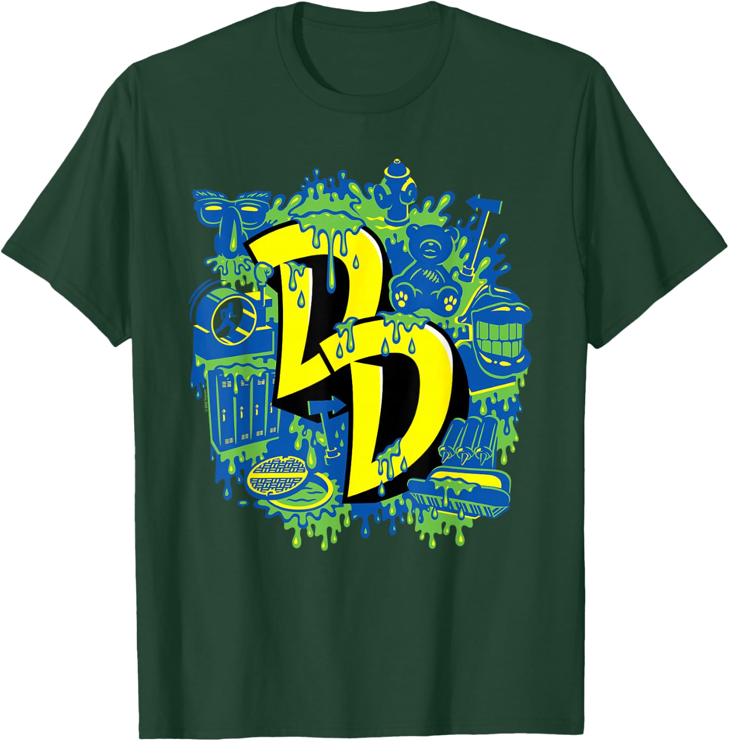 Double Dare DD Graffiti T-Shirt - T-Shirt | Forest