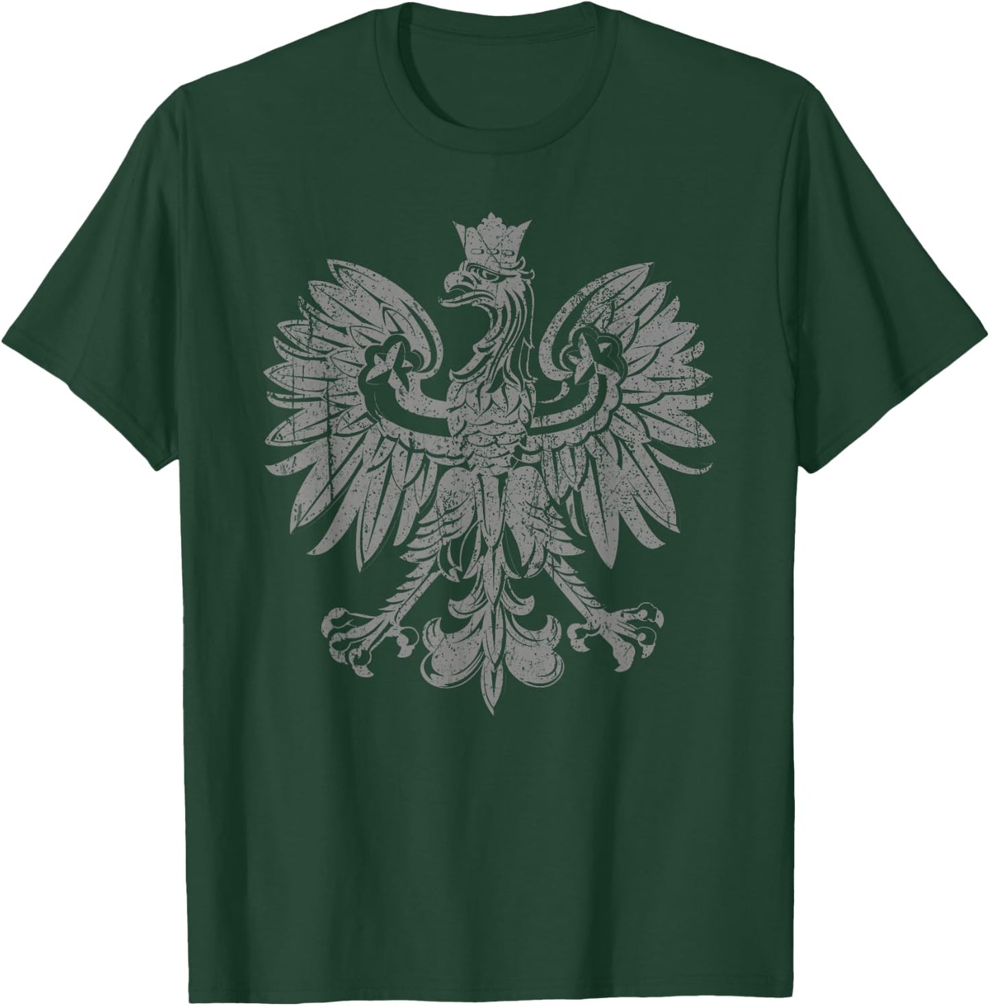 Polish Eagle, Poland Coat of arms, Polish Pride Retro Flag T-Shirt - T-Shirt | Forest