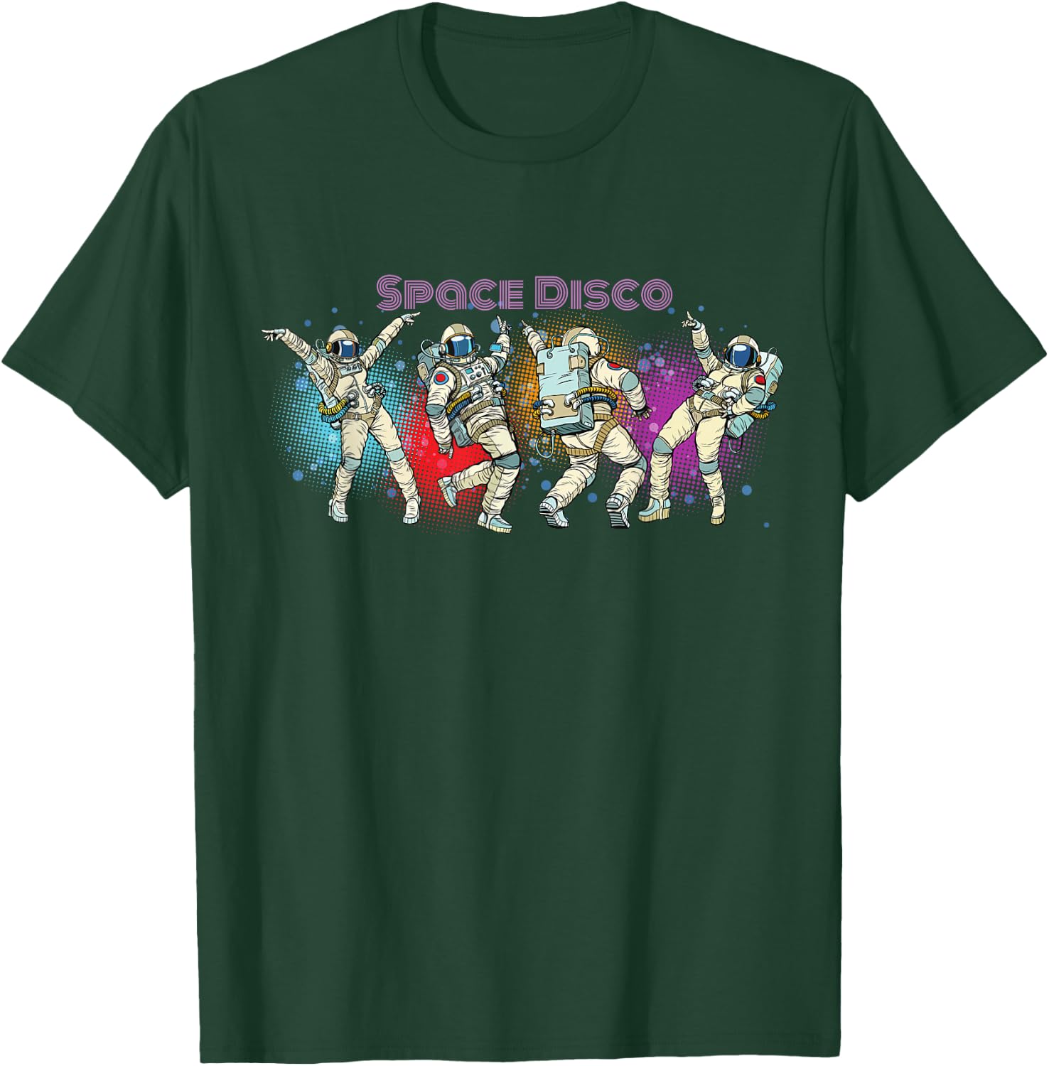 Space Disco - Music Loving Astronaut Dancing T-Shirt - T-Shirt | Forest
