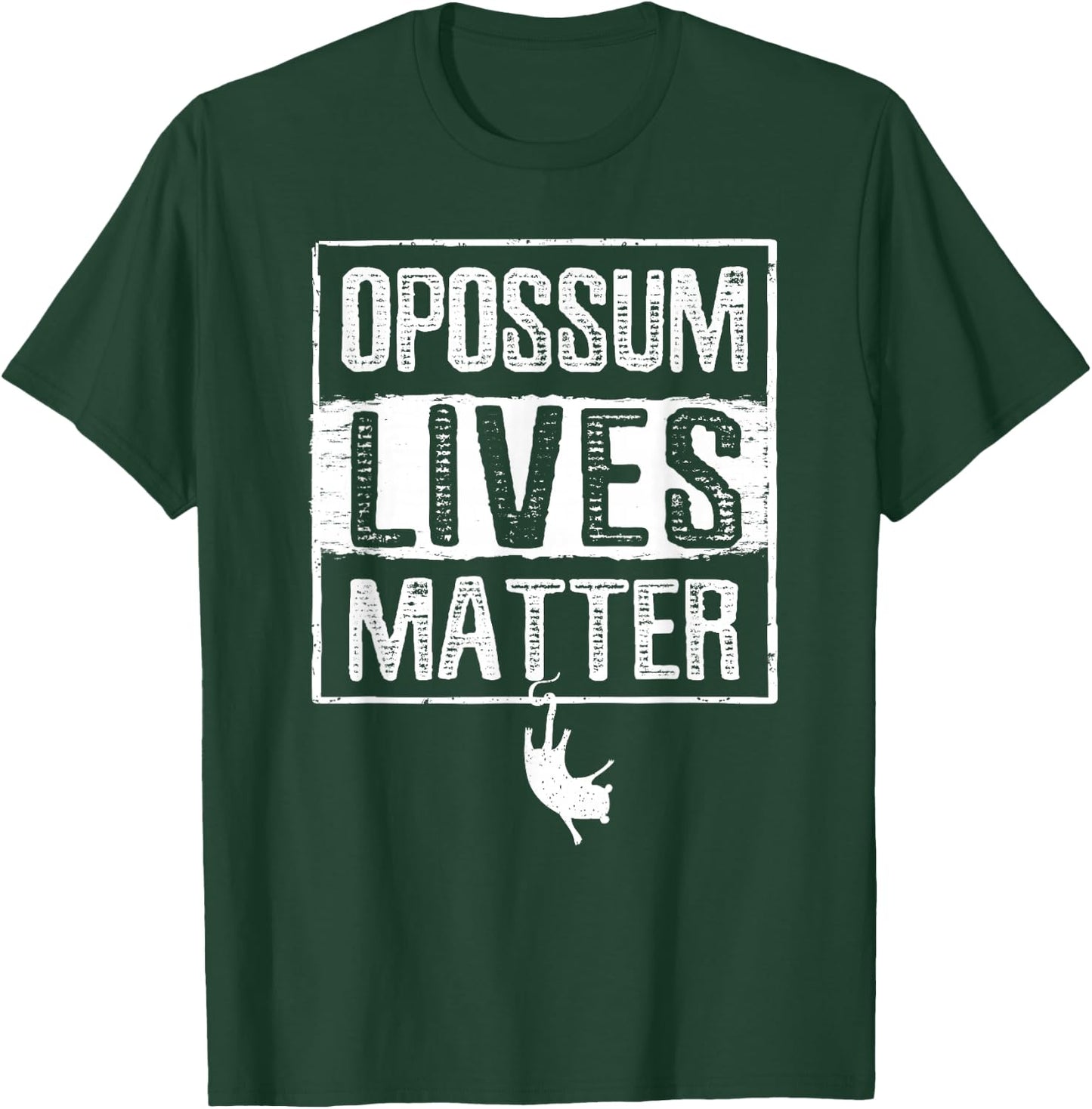 Opossum Lives Matter Animal Funny Sleeping Opossum T-Shirt - T-Shirt | Forest