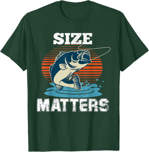 Size Matters Fishing T-Shirt - T-Shirt | Forest