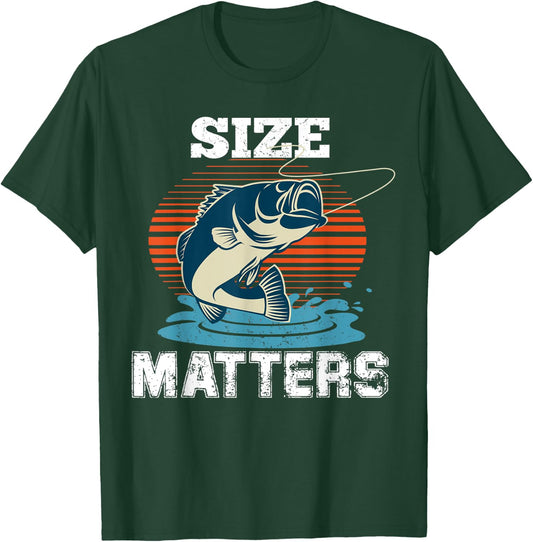 Size Matters Fishing T-Shirt - T-Shirt | Forest