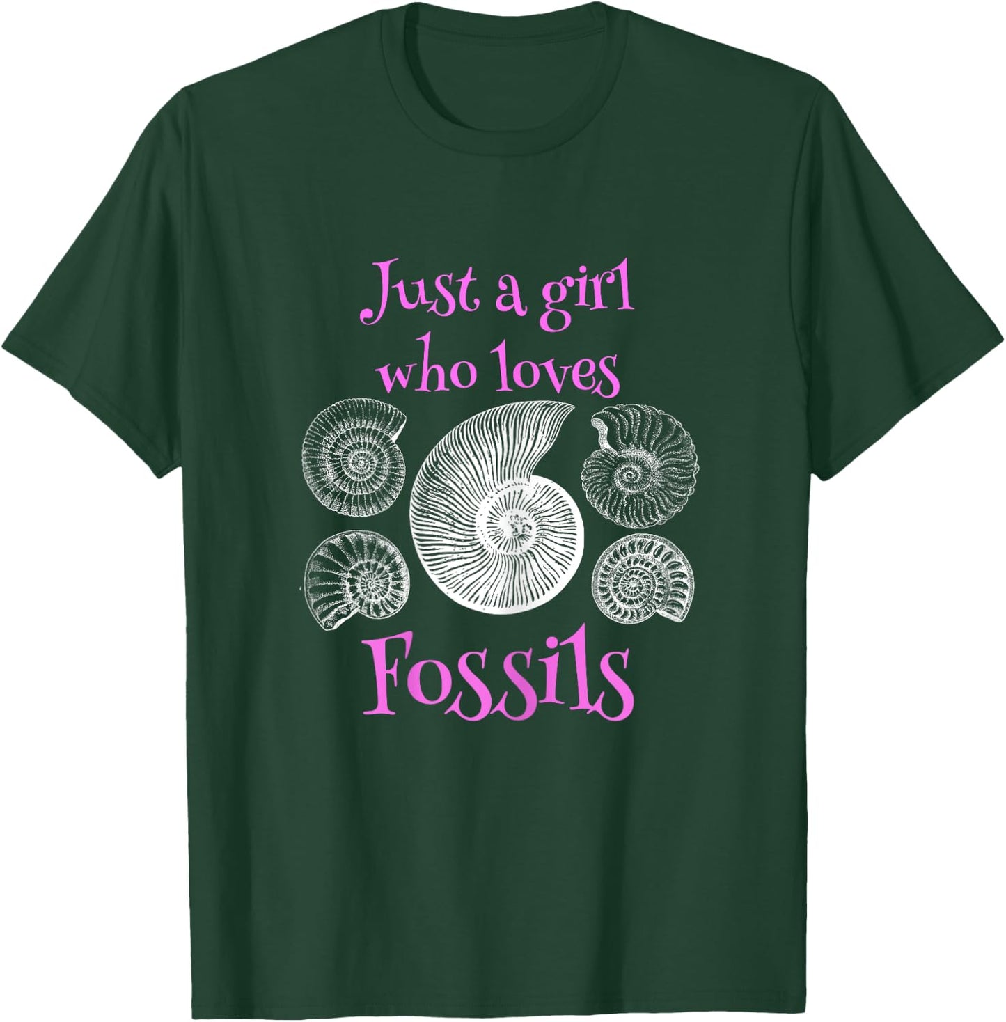 Just A Girl Who Loves Fossils Fossil Collector T-Shirt - T-Shirt | Forest